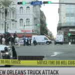 The terrorist attack in New Orleans (YouTube screenshot: WCVB)